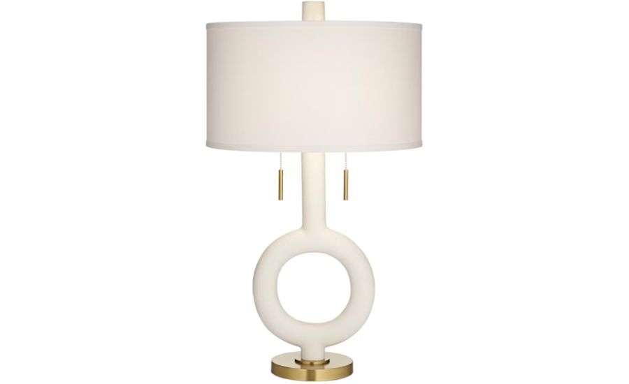 Lillian August 21.25in Geo Crystal Table Lamp