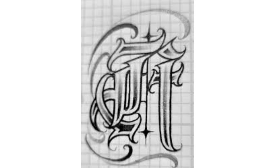 Letras abc Cholo Letter a Under Case