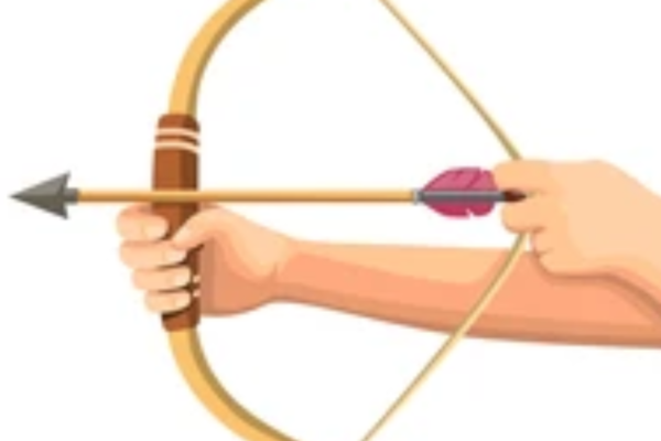 Animated Missisipian Holding A Bow And Arrow