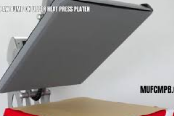 Small Flaw Dimple On Upper Heat Press Platen